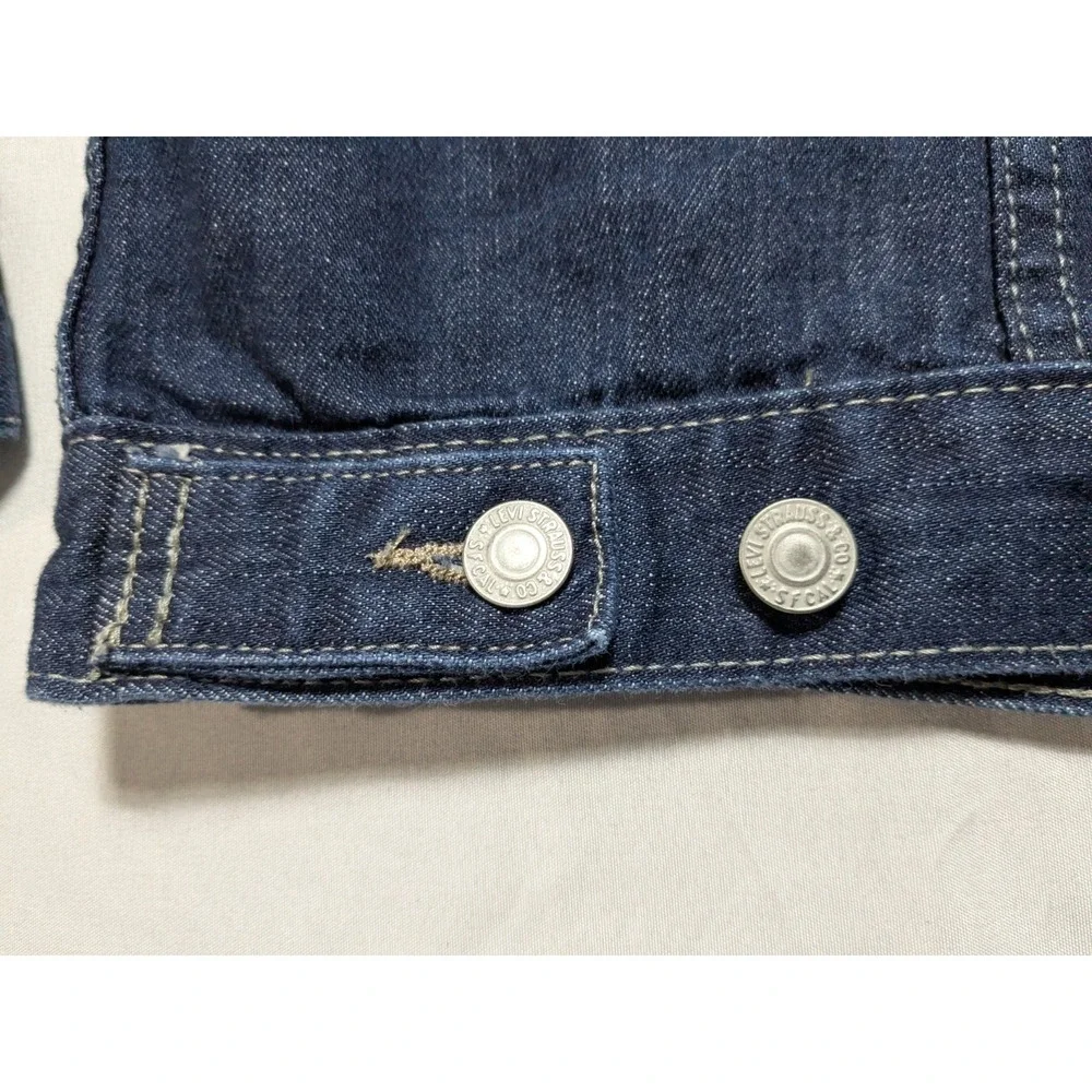 Levis Trucker Jacket - Youth Large 12/13 Years‎ Dark Wash EUC